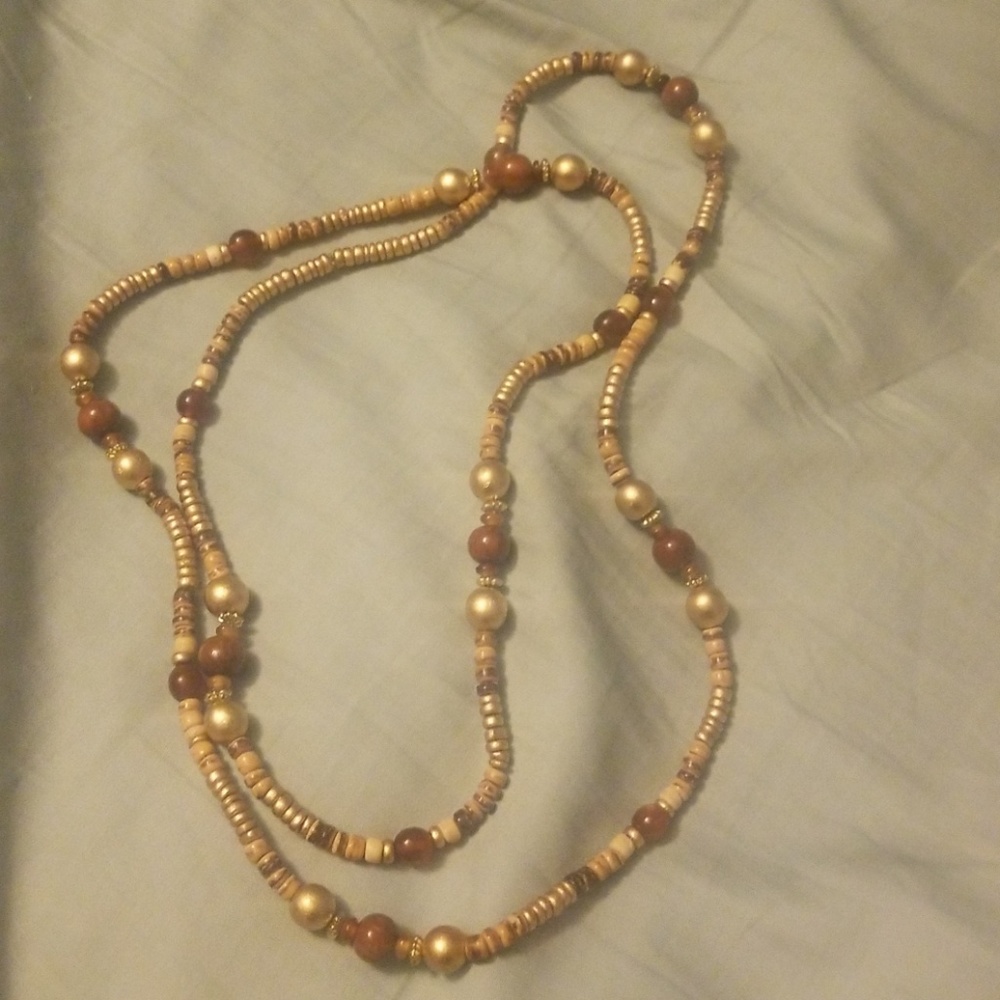 Wooden Bead Necklace